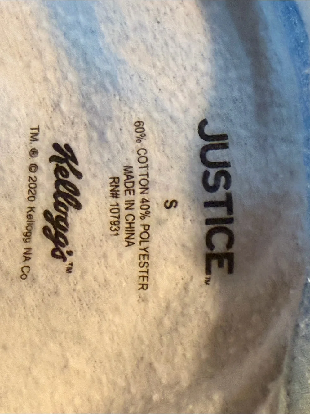 Justice Blue Tie-Dye Frosted Flakes Hoodie